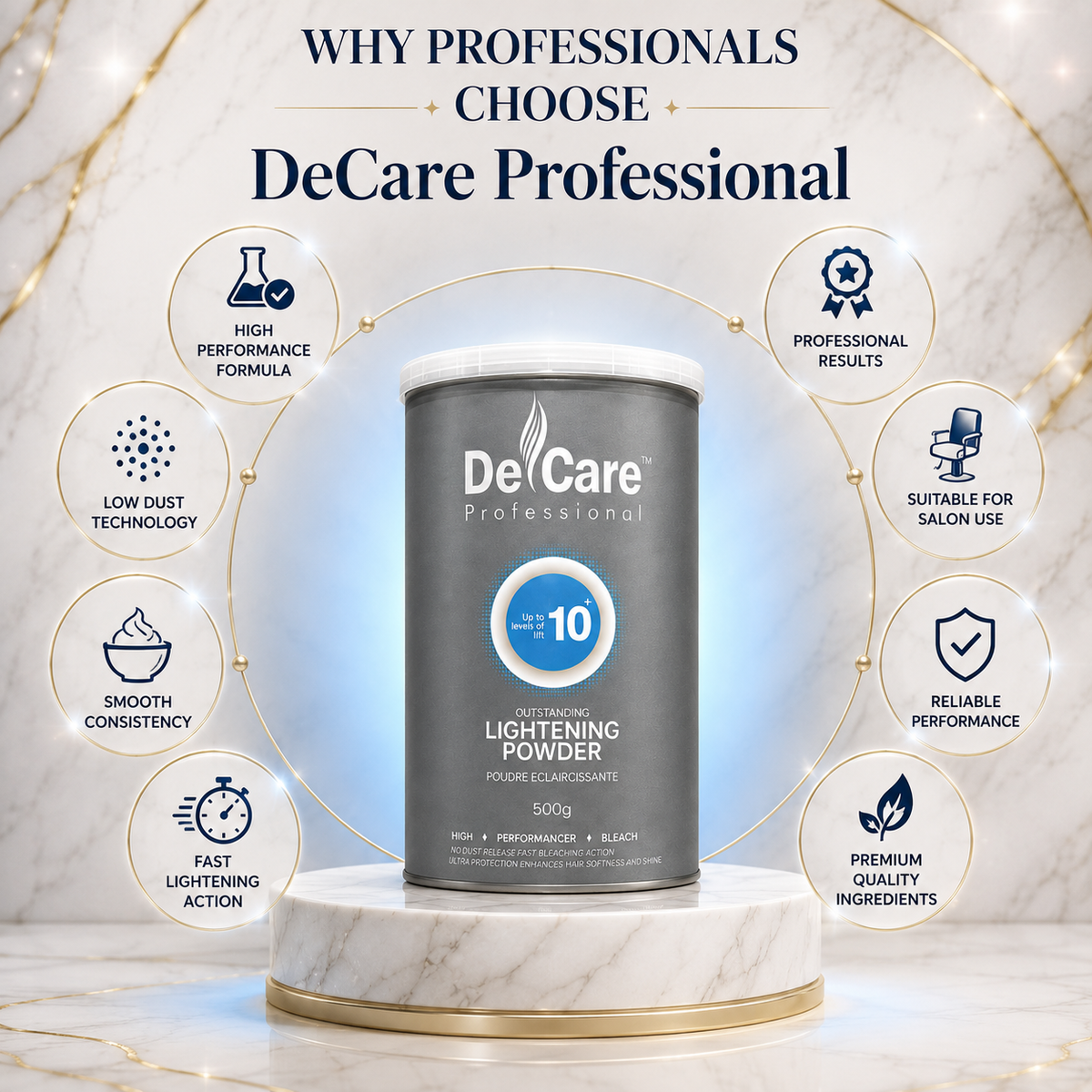 LIGHTENING POWDER 10+ – Professional Hair Bleach Powder