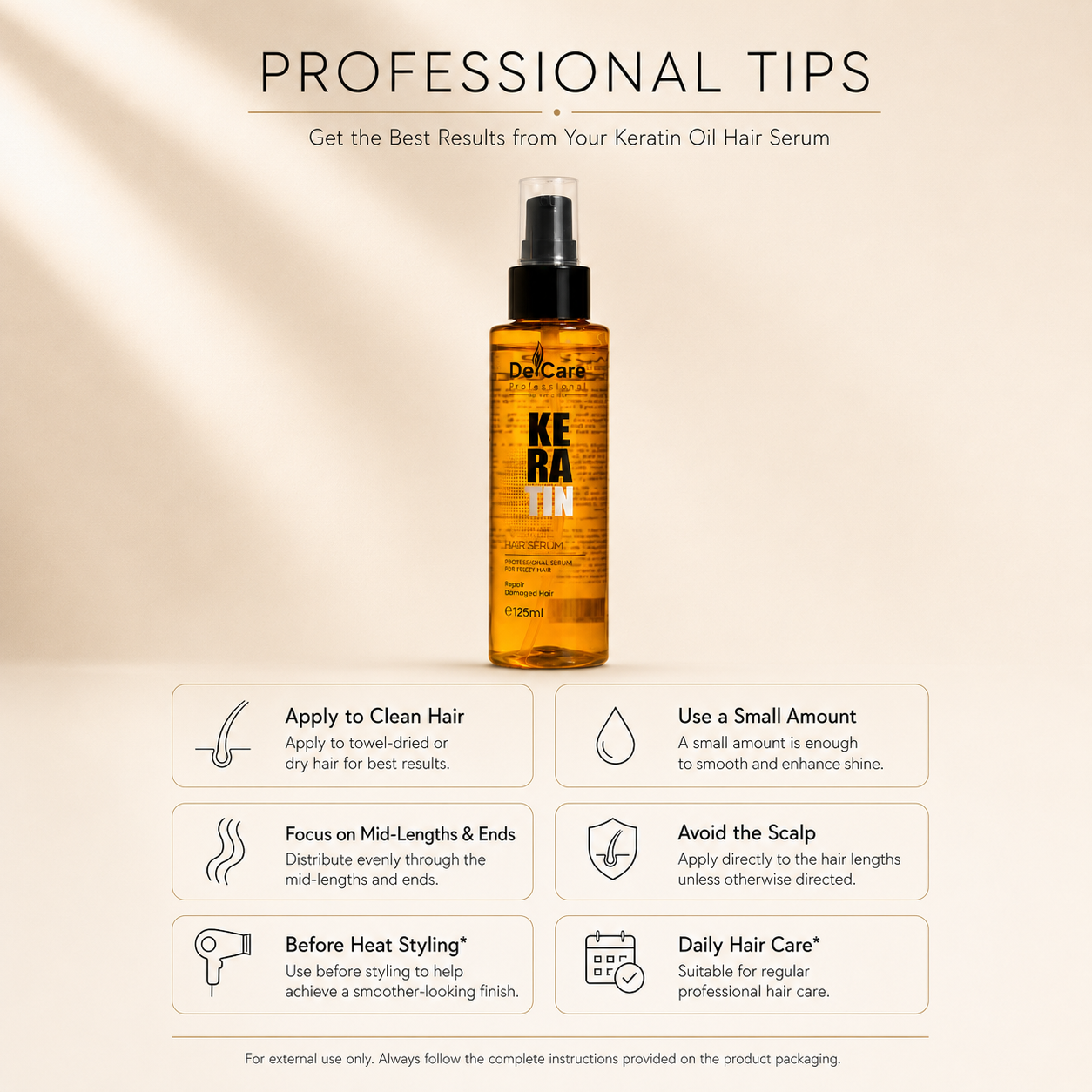 Keratin Oil Hair Serum-125ml