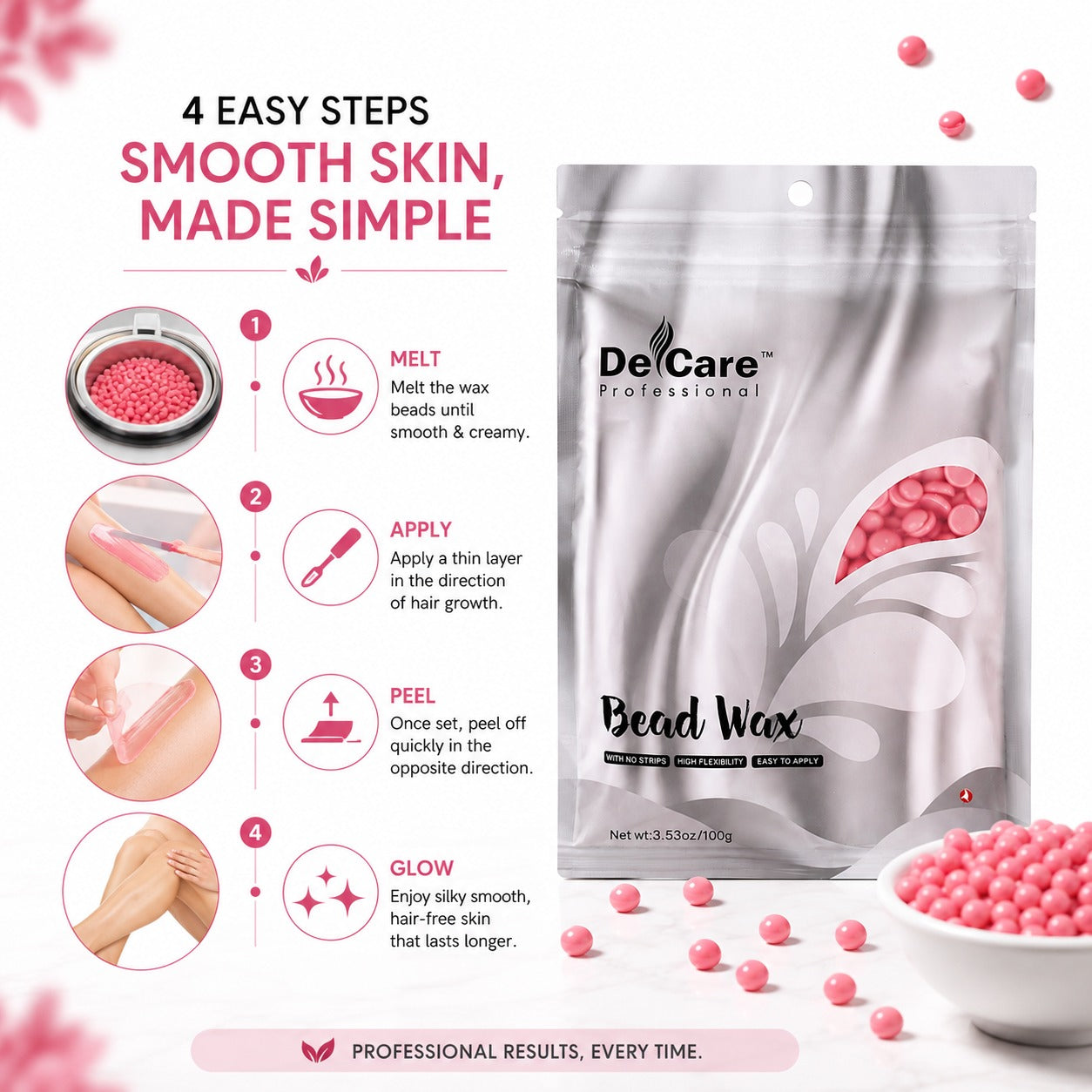 BEAD WAX- Pink Rose