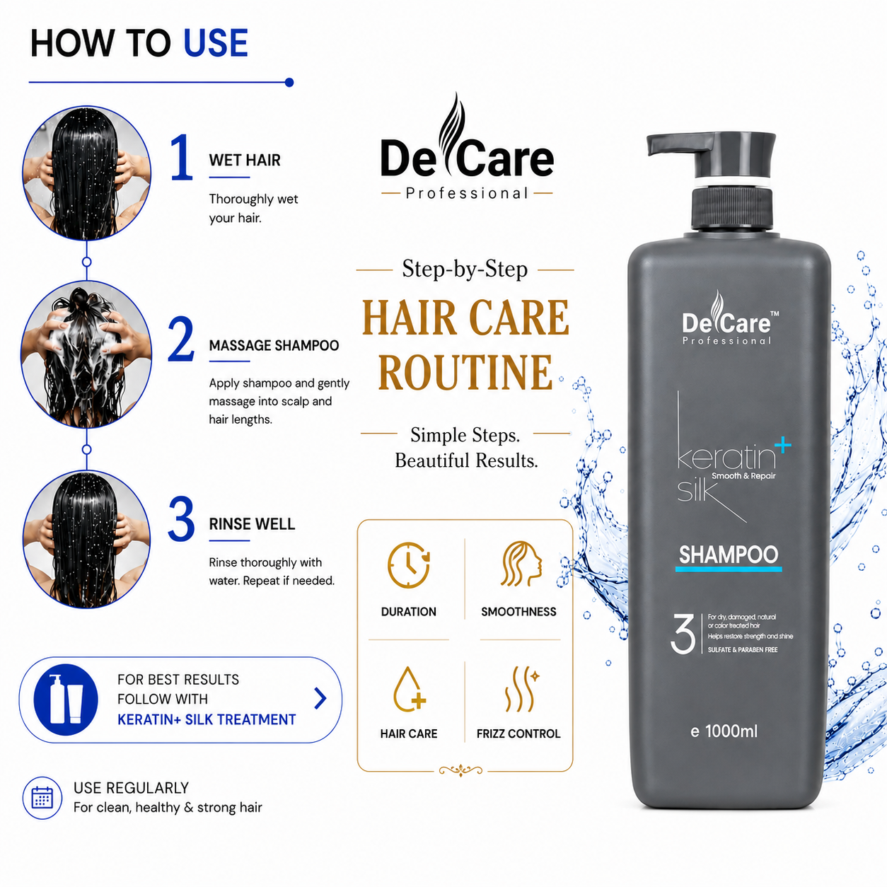 KERATIN SILK- Shampoo