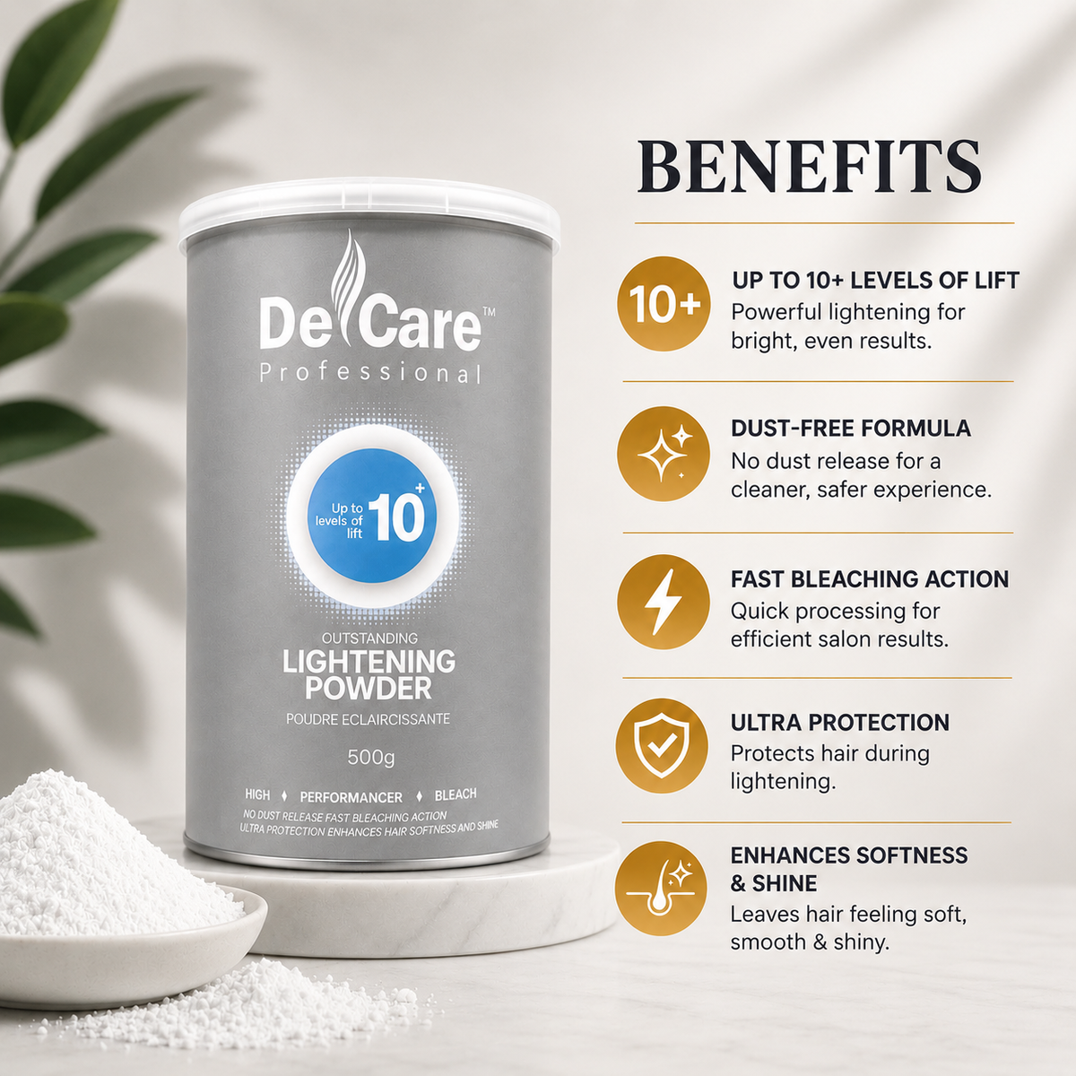 LIGHTENING POWDER 10+ – Professional Hair Bleach Powder
