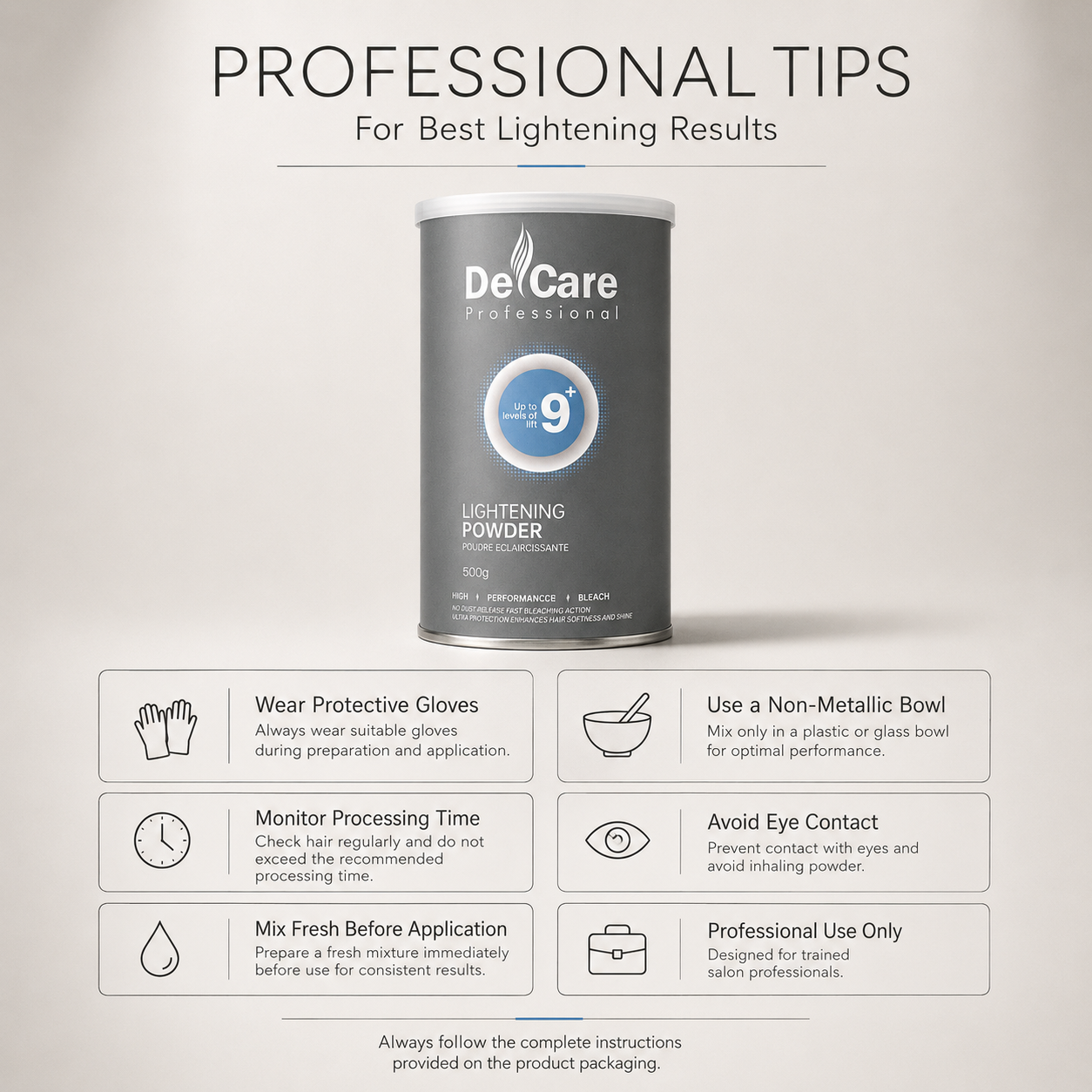 LIGHTENING POWDER – Professional Hair Bleach Powder