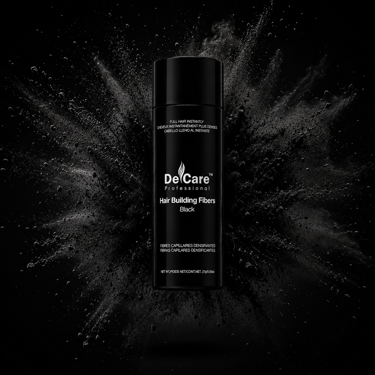 Hair Building Fibers- Black