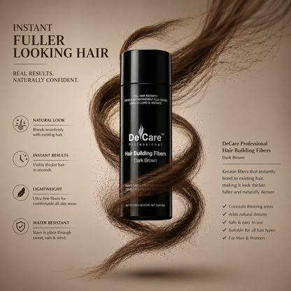Hair Building Fibers – Dark Brown