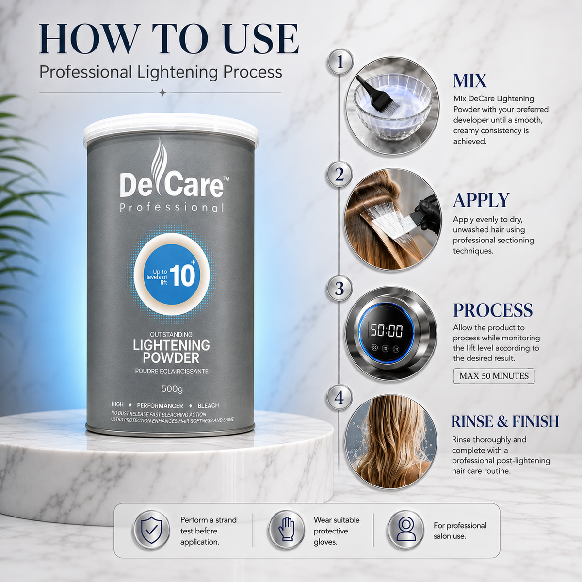 LIGHTENING POWDER 10+ – Professional Hair Bleach Powder