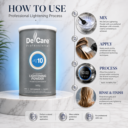 LIGHTENING POWDER 10+ – Professional Hair Bleach Powder